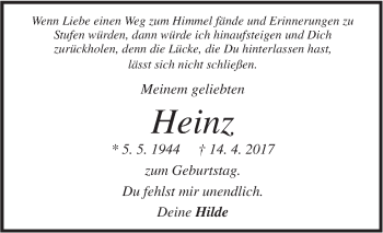 Traueranzeige von Heinz Windmüller von Geislinger Zeitung