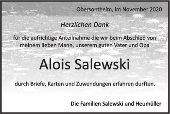 Traueranzeige von Alois Salewski von Haller Tagblatt