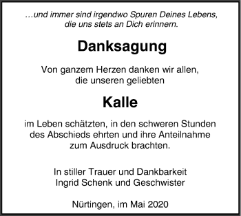 Traueranzeige von Karl-Heinz  von Hohenzollerische Zeitung